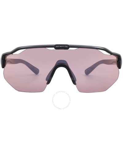 Moncler Pink Shield Sunglasses Ml0271-k 20z 00 - Purple