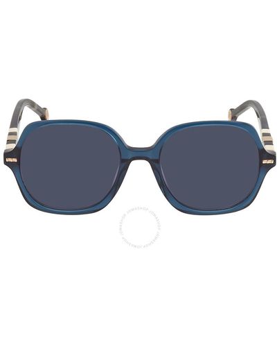 Carolina Herrera Butterfly Sunglasses - Blue