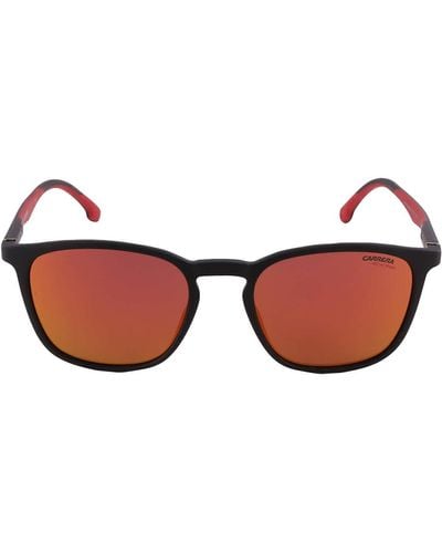 Carrera Red Multilayer Square Sunglasses 8041/s 0oit/w3 53