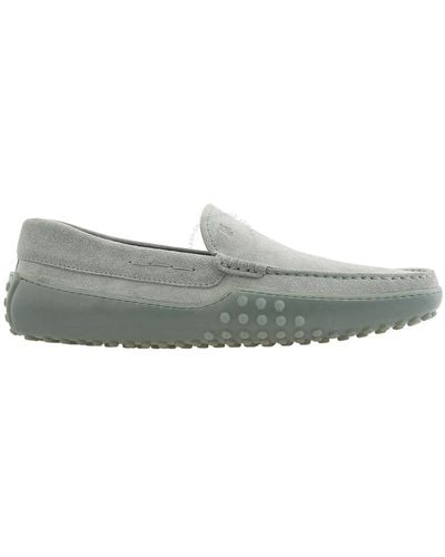 Tod's Suede Gommino Loafers - Grey