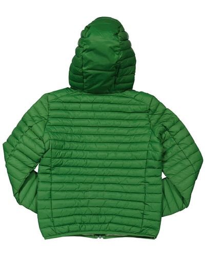 Save The Duck Boys Huey Hooded Puffer Jacket - Green