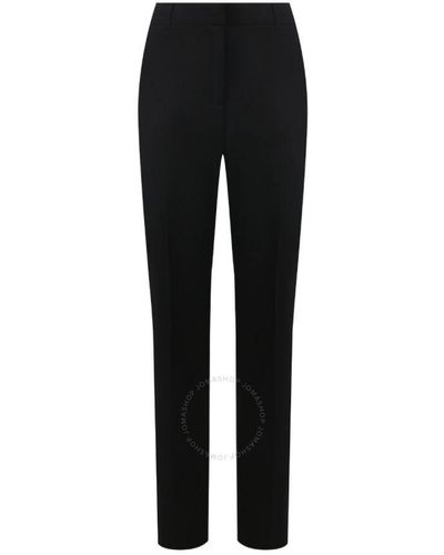 Burberry Bedmond Straight Fit Stretch Wool Tailored Pants - Black