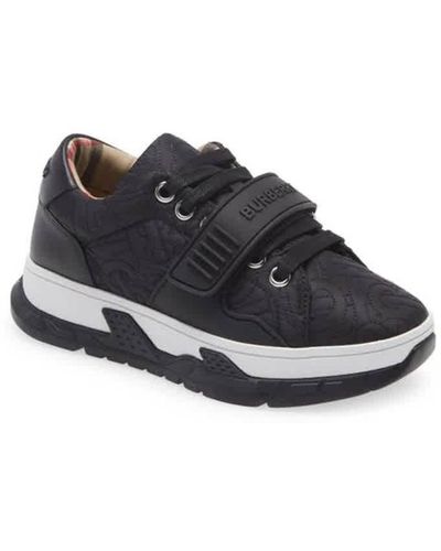 Burberry Kids Union Tb Monogram Sneaker - Black