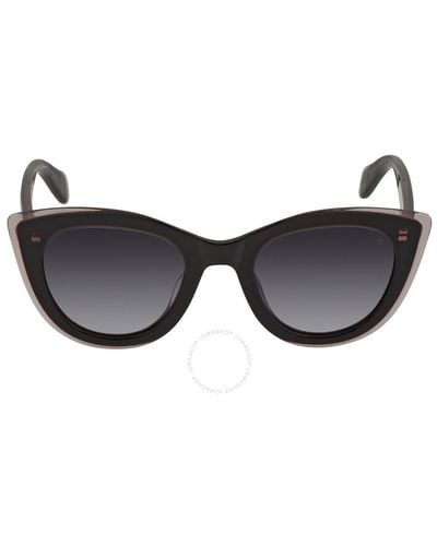 Rag & Bone Gradient Cat Eye Sunglasses Rnb 1042/g/s 0n4y/9o 49 - Gray