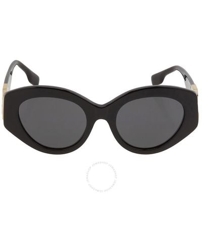 Burberry Sophia Dark Grey Cat Eye Sunglasses Be4361 300187 51