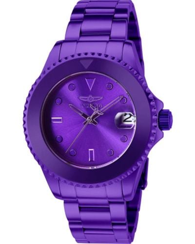 INVICTA WATCH Pro Diver Automatic Dial Watch - Purple