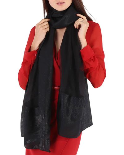 Black Roberto Cavalli Scarves and mufflers for Women | Lyst