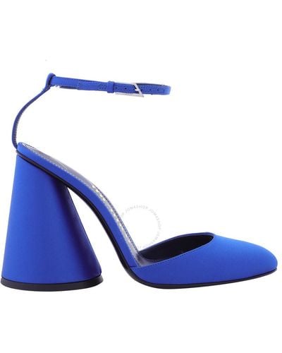 The Attico Cobalt Luz Slingback Court Shoes - Blue