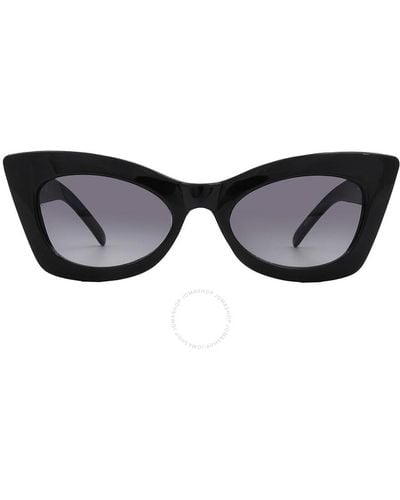 Guess Factory Gradient Cat Eye Sunglasses Gf0346 01b 52 - Grey