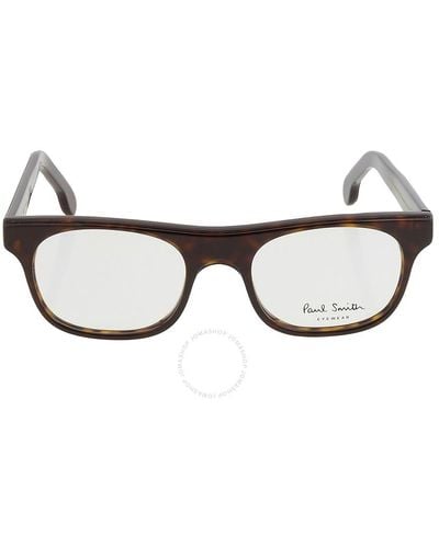Paul Smith Bernard Demo Square Eyeglasses Psop019v1 002 50 - Brown