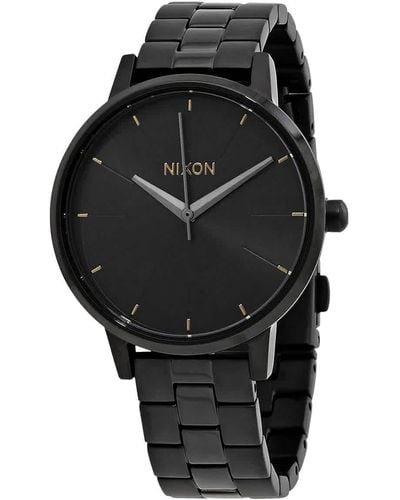 Nixon Kensington All Black Quartz Black Dial Watch  001-00