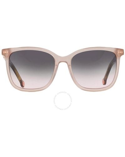 Carolina Herrera Grey Gradient Square Sunglasses Ch 0045/s 03io/jp 57