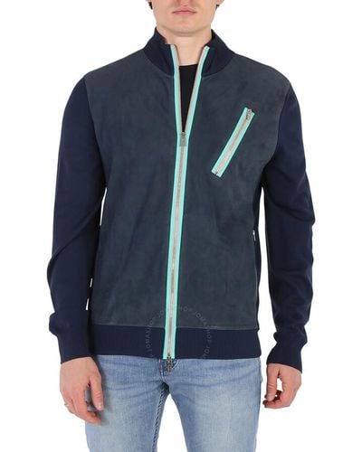 Hermès Sport Wool Zip Sweater Jacket - Blue