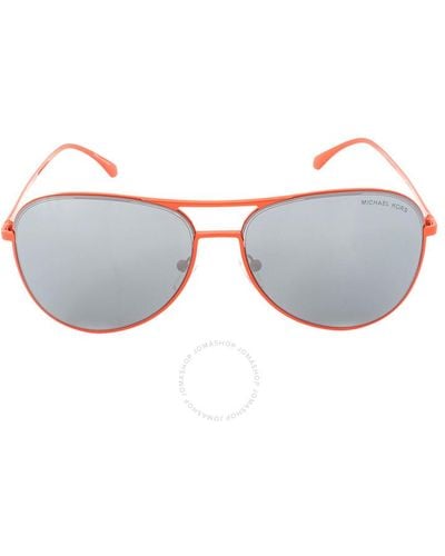 Michael Kors Kona Mirror Pilot Sunglasses Mk1089 12586g 59 - Brown