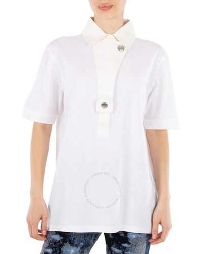 Burberry Cotton Polo Shirt - White