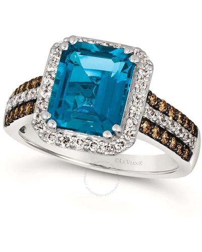 Le vian 2024 blue topaz ring