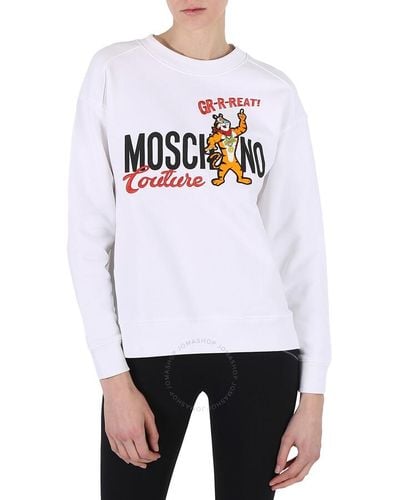 Moschino X kelloggs Tony The Tiger Graphic Sweatshirt - White