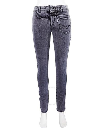Filles A Papa Twisted Slim Jeans - Blue
