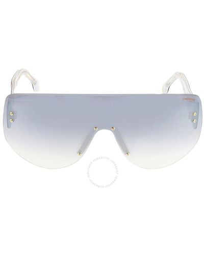 Carrera Grey Mirrorshade Silver Shield Sunglasses Flaglab 12 079d/ic 99 - Blue