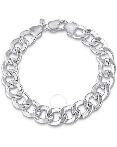 Amour 12.5mm Curb Link Chain Bracelet - Metallic