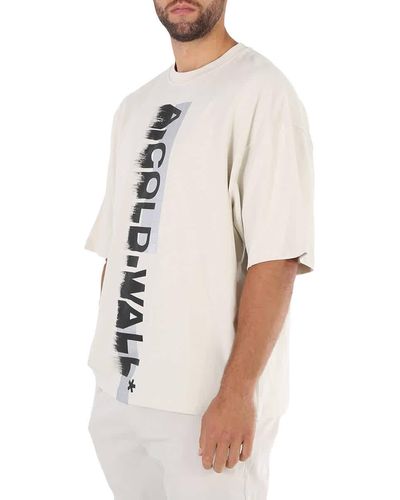 A_COLD_WALL* Large Logo Cotton T-shirt - White