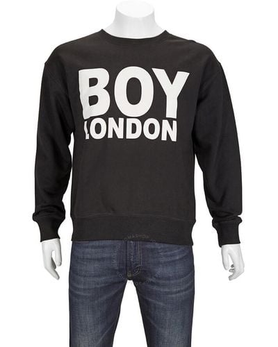 BOY London Reflective Cotton Sweatshirt - Black