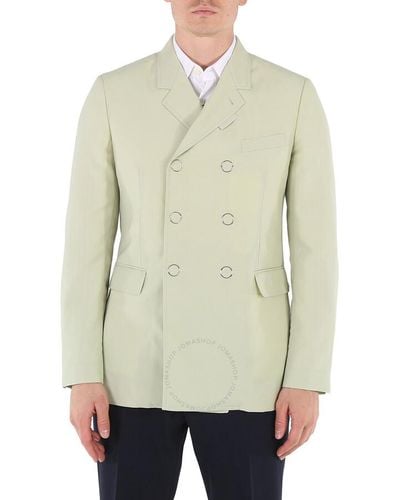 Burberry Matcha Slim Fit Press-stud Tailo Jacket - Green