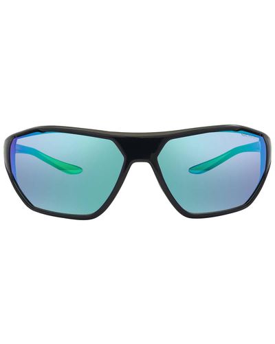 Nike Green Wrap Sunglasses - Blue