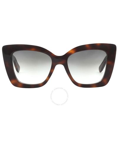 Ferragamo Gray Butterfly Sunglasses Sf1023s 214 52 - Black