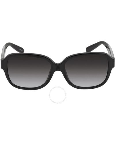 COACH Gray Gradient Square Sunglasses Hc8298u 50028g 57
