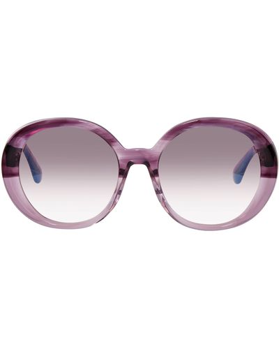 Oliver Peoples Soft Gradient Mirror Oversized Sunglasses  1691h956 - Purple