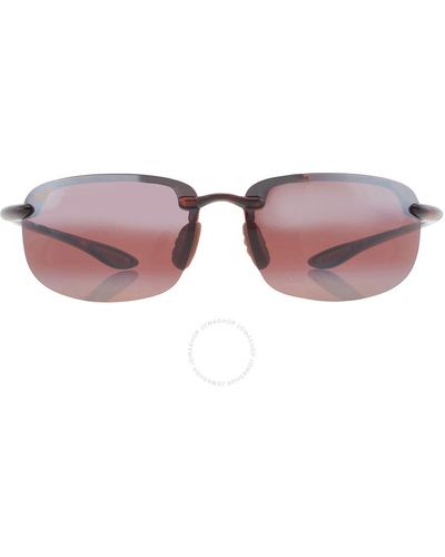 Maui Jim Ho'okipa Maui Rose Rectangular Sunglasses R407-10 64 - Brown