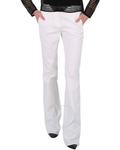 Roberto Cavalli Optical High Waisted Flared Trousers - Grey