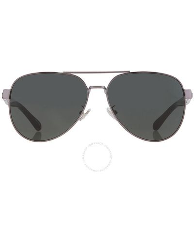 COACH Green Pilot Sunglasses Hc7143 900471 61 - Grey