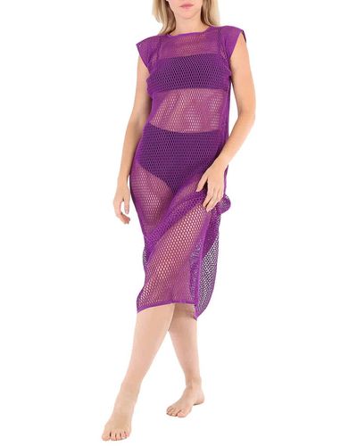 Wolford Xenia Simpe Net Dress - Purple