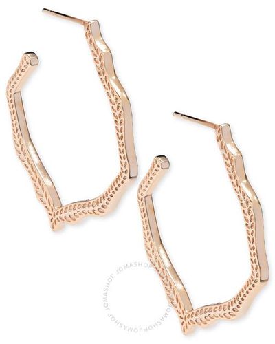 Kendra Scott Miku Rose Gold Plated Brass Earrings 4217717308 - Metallic