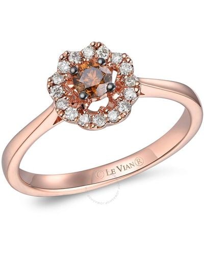 Le Vian Chocolate Diamond Ring Set - Pink