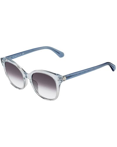 Kate Spade Gray Shaded Blue Cat Eye Sunglasses  0oxz 52/20
