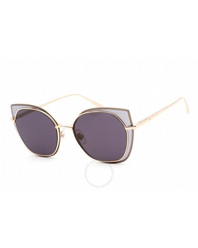 Chopard Smoke Cat Eye Sunglasses Schf74m 300f 59 - Purple