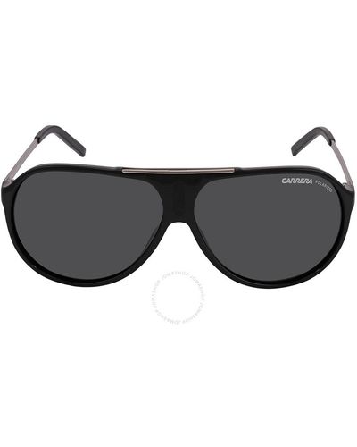 Carrera Polarized Pilot Sunglasses Hot/s Csa/ra 64 - Gray