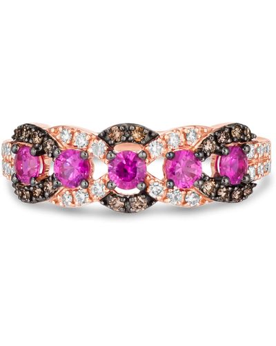 Le Vian Passion Ruby Ring Set - Pink