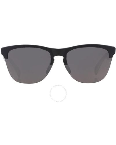 Oakley Frogskins Lite Prizm Mirrored Square Sunglasses Oo9374 937453 63 - Gray