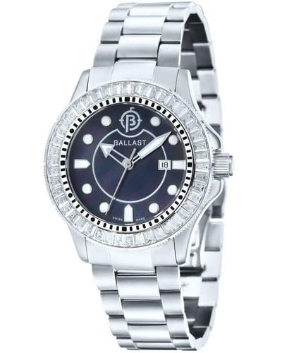 Ballast Vanguard Dark Dial Watch -11 - Blue