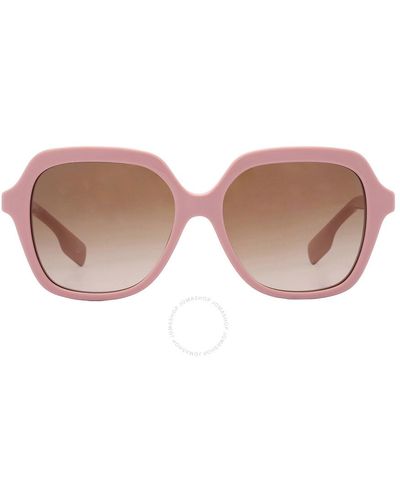 Burberry Joni Brown Gradient Square Sunglasses Be4389 406113 55 - Multicolor