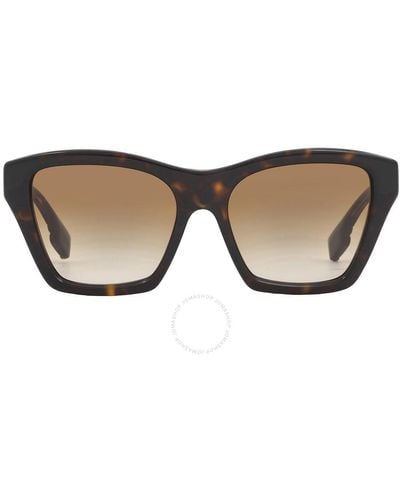 Burberry Arden Brown Gradient Butterfly Sunglasses Be4391 300213 54
