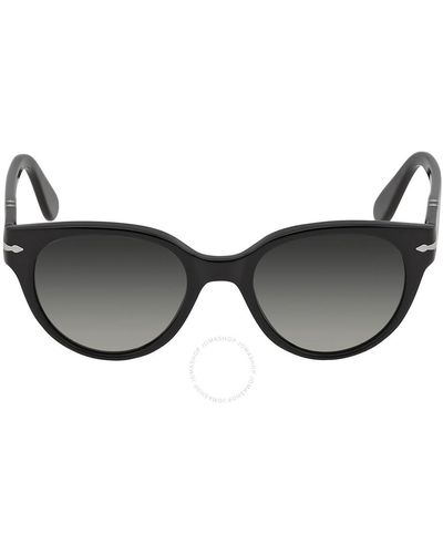 Persol Gradiente Grey Round Sunglasses