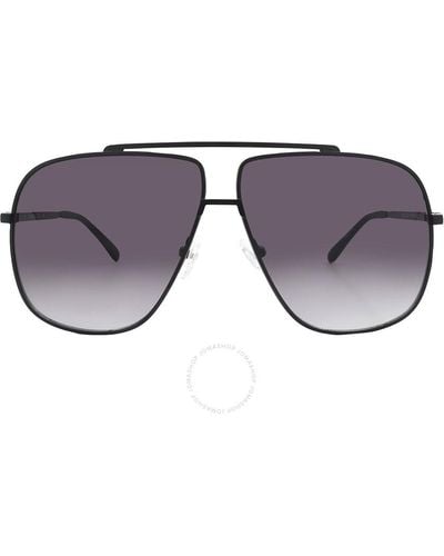 Guess Factory Smoke Gradient Navigator Sunglasses Gf0239 02b 61 - Gray