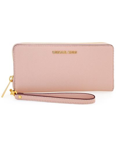 Pink Michael Kors Wallets and cardholders for Women | Lyst