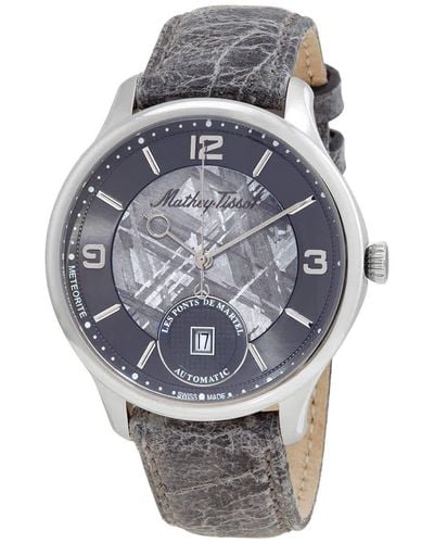 Mathey-Tissot Edmond Meteorite Automatic Watch - Metallic
