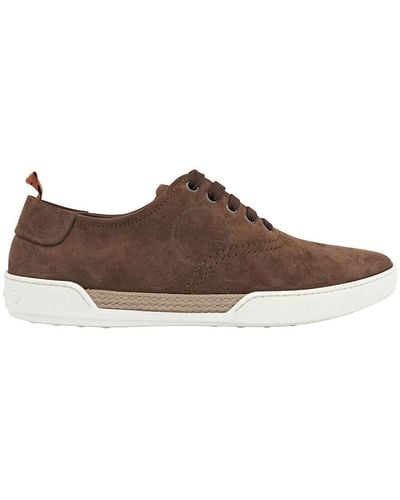 Tod's Allacciato Gomma Lace-up Trainers - Brown